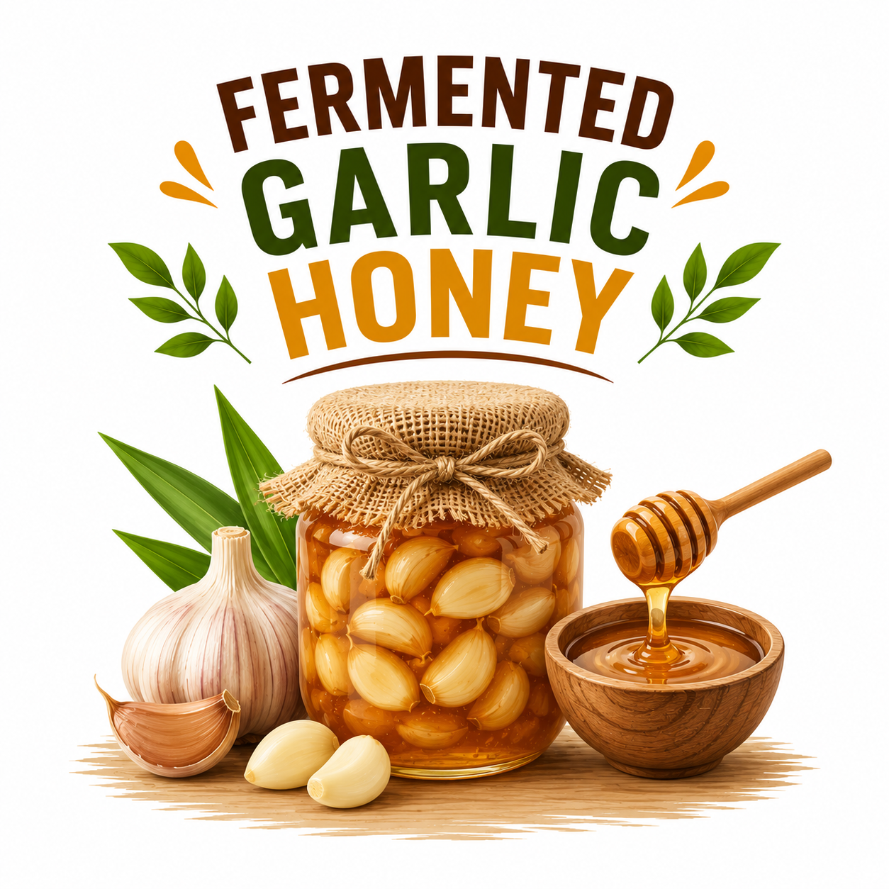 Fermented Garlic Honey