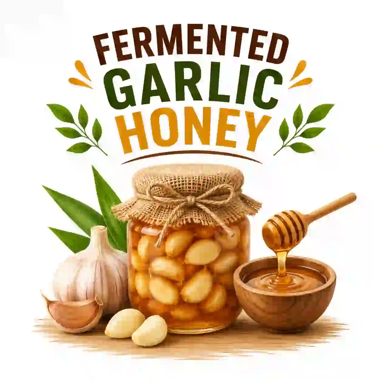 Fermented Garlic Honey
